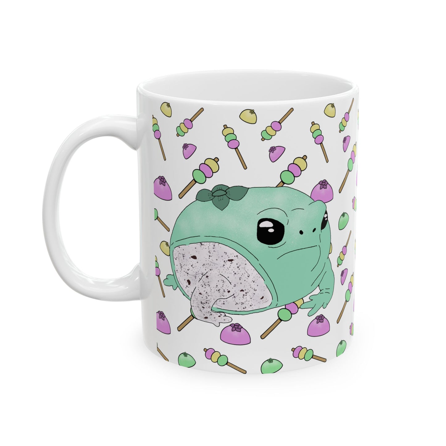 Shinto Playful Foodie Ceramic Mug - Cute Dessert Design (11oz, 15oz)