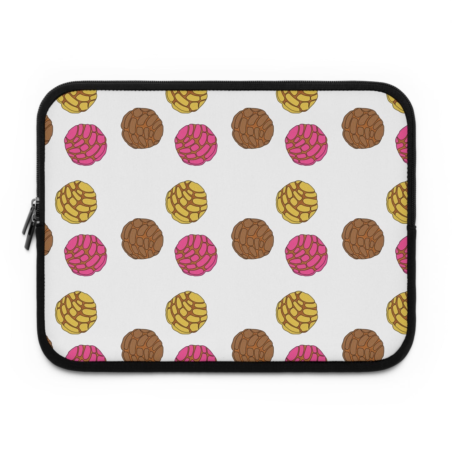 Colorful Concha Laptop Sleeve - Cute Pastry Design for Tech Lovers