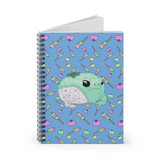 Shinto Cute Frog Spiral Notebook - Ruled Lines for Kids & Students