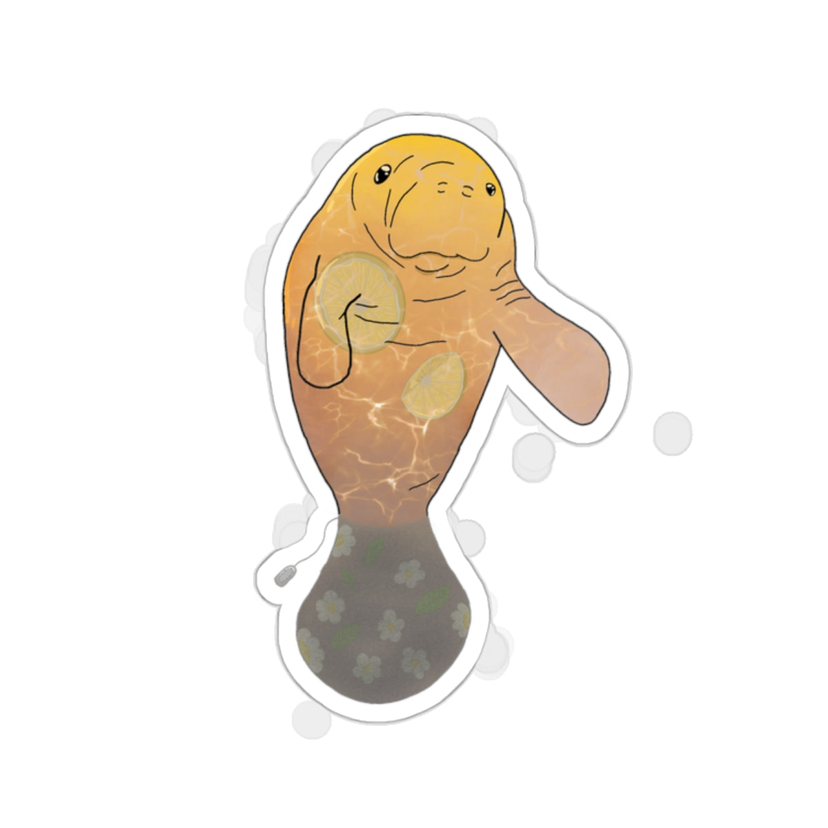 Arnold-Playful Manatee Kiss-Cut Stickers - Fun & Charming Décor for Every Occasion