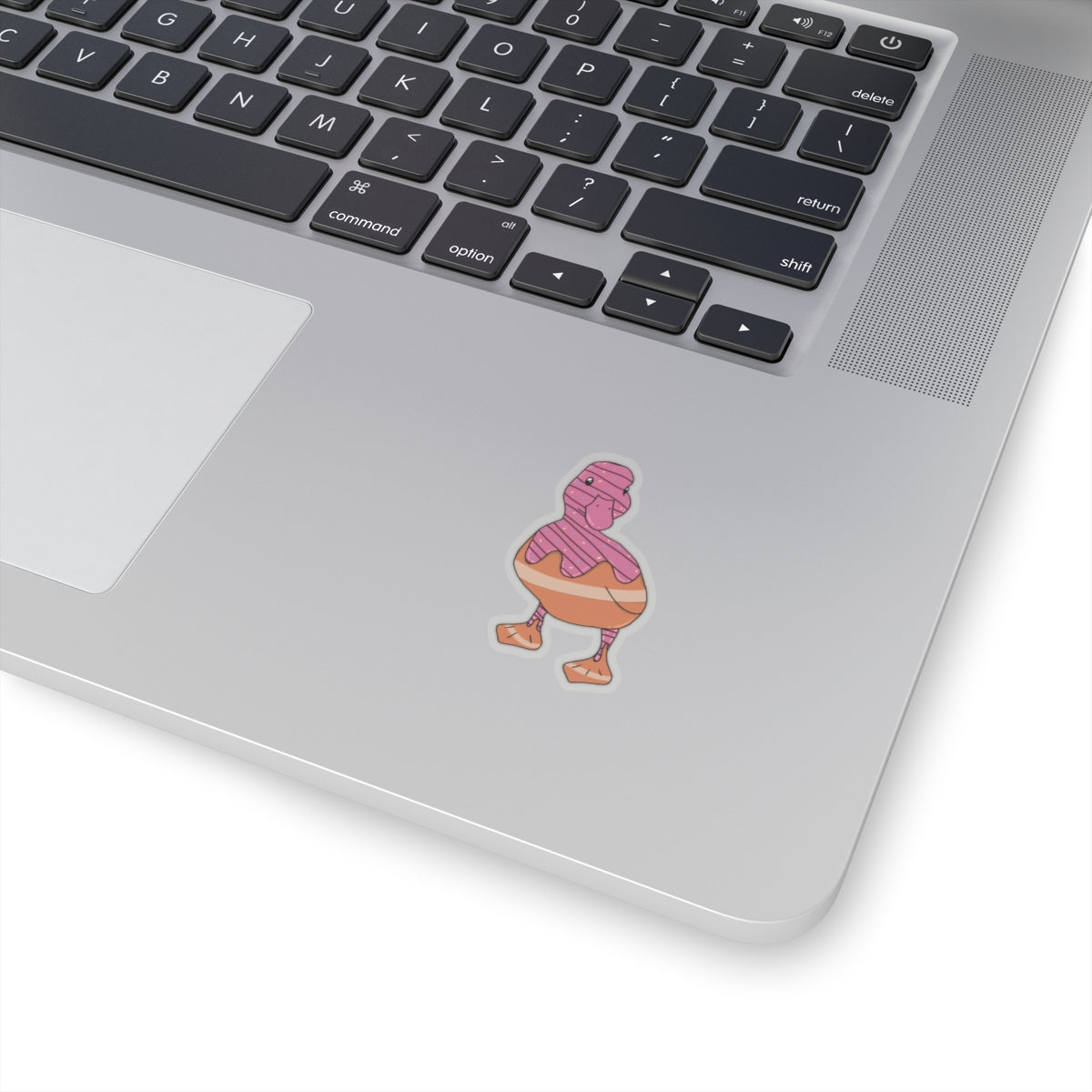 Duncan, the donut duckling- Stickers for Laptops & Journals