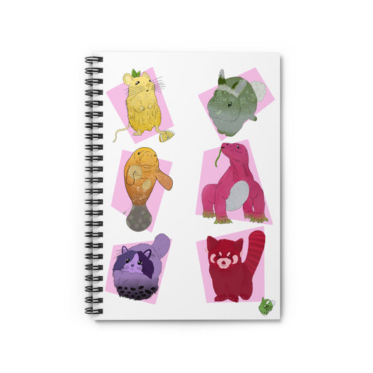 Sweet Treats Gen one- Cute Animal Spiral Notebook - Perfect for Students and Nature Lovers