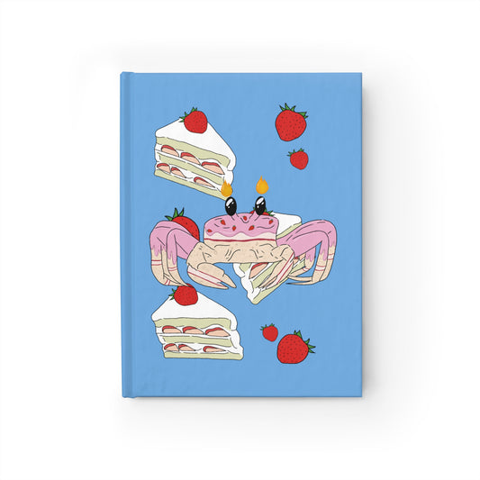 Velvet's Whimsical Sweet Treats Journal - Fun Crab & Cake Design