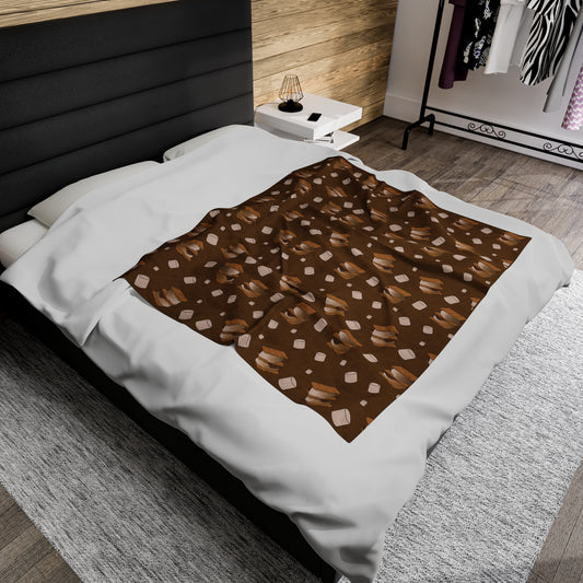 S'more Velveteen Plush Blanket